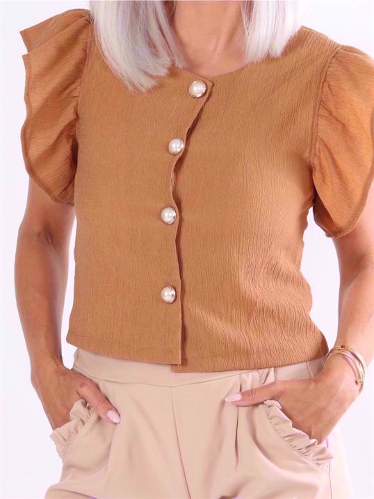 Molly - Fin cardigan med perleknapper